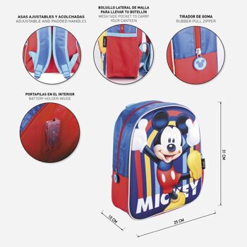 SAC À DOS ENFANT MICKEY LIGHTS 3D - 2100003799 5