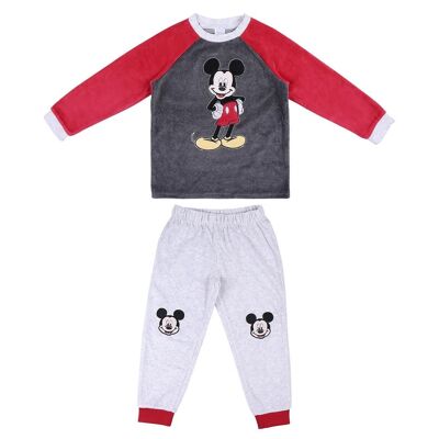 PIJAMA LARGO VELOUR COTTON MICKEY - 2200007679