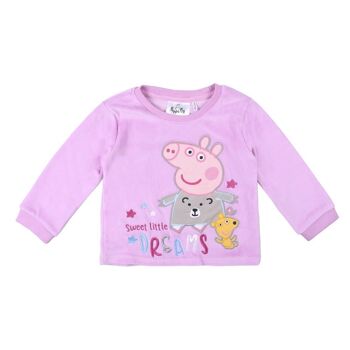 PYJAMA LONG COTON VELOURS PEPPA PIG - 2200007690 2