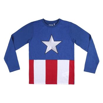 AVENGERS CAPITAN AMERICA PYJAMA LONG EN JERSEY SIMPLE - 2200007697 2