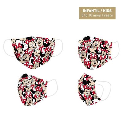 MASCARILLA HIGIÉNICA REUTILIZABLE HOMOLOGADA MINNIE - 2200008101