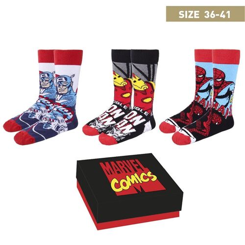 PACK CALCETINES 3 PIEZAS MARVEL - 2200009307