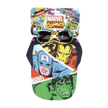 ENSEMBLE CASQUETTE LUNETTES DE SOLEIL AVENGERS - 2200009415 1