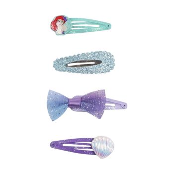 ACCESSOIRES POUR CHEVEUX PINCES 4 PIÈCES PRINCESSE LA PETITE SIRÈNE - 2500002453 2