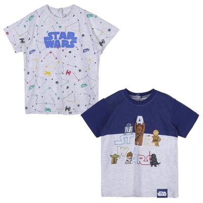 PACCHETTO T-SHIRT CORTE x2 STAR WARS - 2200009163