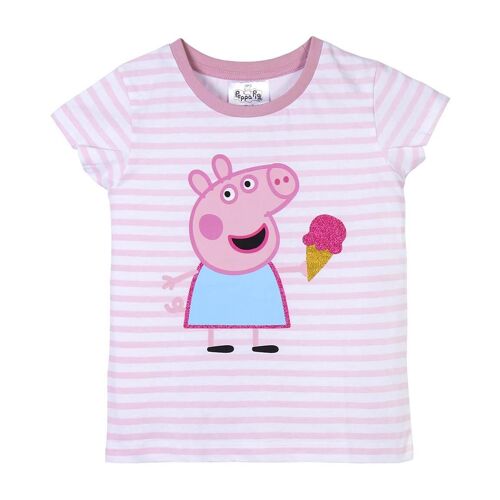 CAMISETA CORTA SINGLE JERSEY PUNTO PEPPA PIG - 2200009243