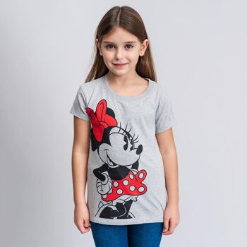 T-SHIRT COURT EN JERSEY SIMPLE TRICOT MINNIE - 2200009257 4