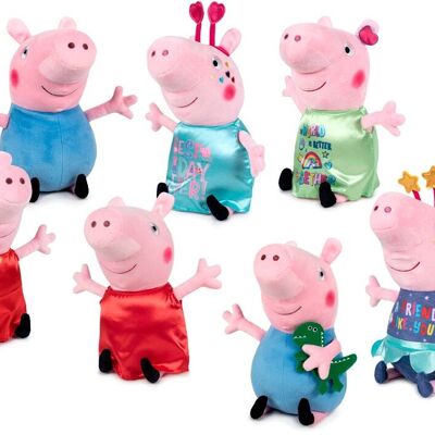 Assorted Peppa Pig Ready For Fun Plush - 760021274_Pack12
