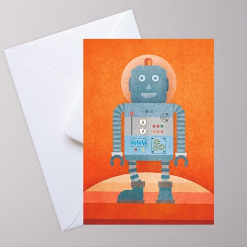 Postkarte - Little Robot