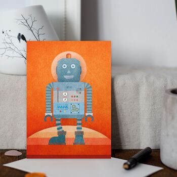 Carte postale - Petit Robot 3
