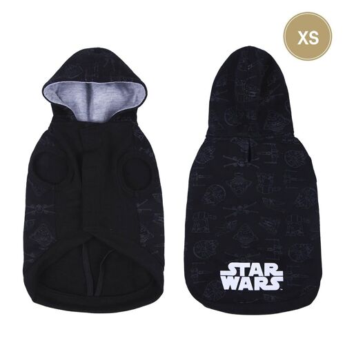 SUDADERA PARA PERRO XS COTTON BRUSHED STAR WARS DARTH VADER - 2800000152