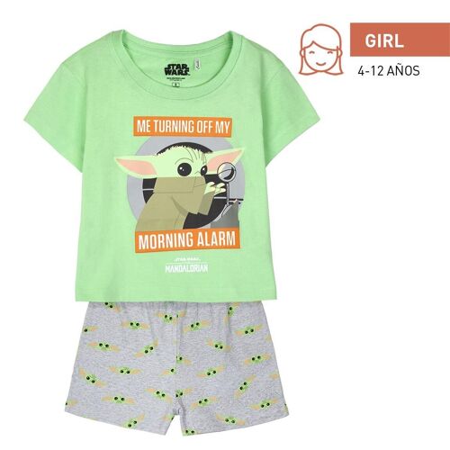 PIJAMA CORTO SINGLE JERSEY PUNTO THE MANDALORIAN - 2200009091