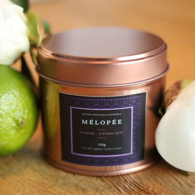 MELOPEE Peony and Lemon Candle