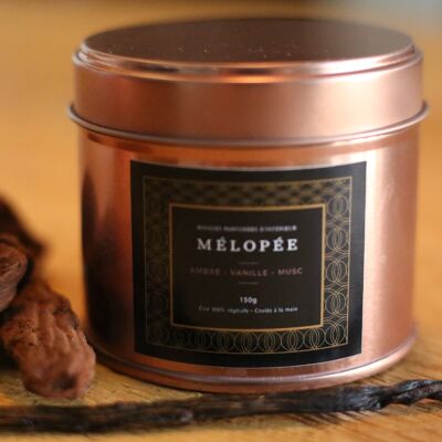 Vela MELOPEE Ámbar, Vainilla y Almizcle