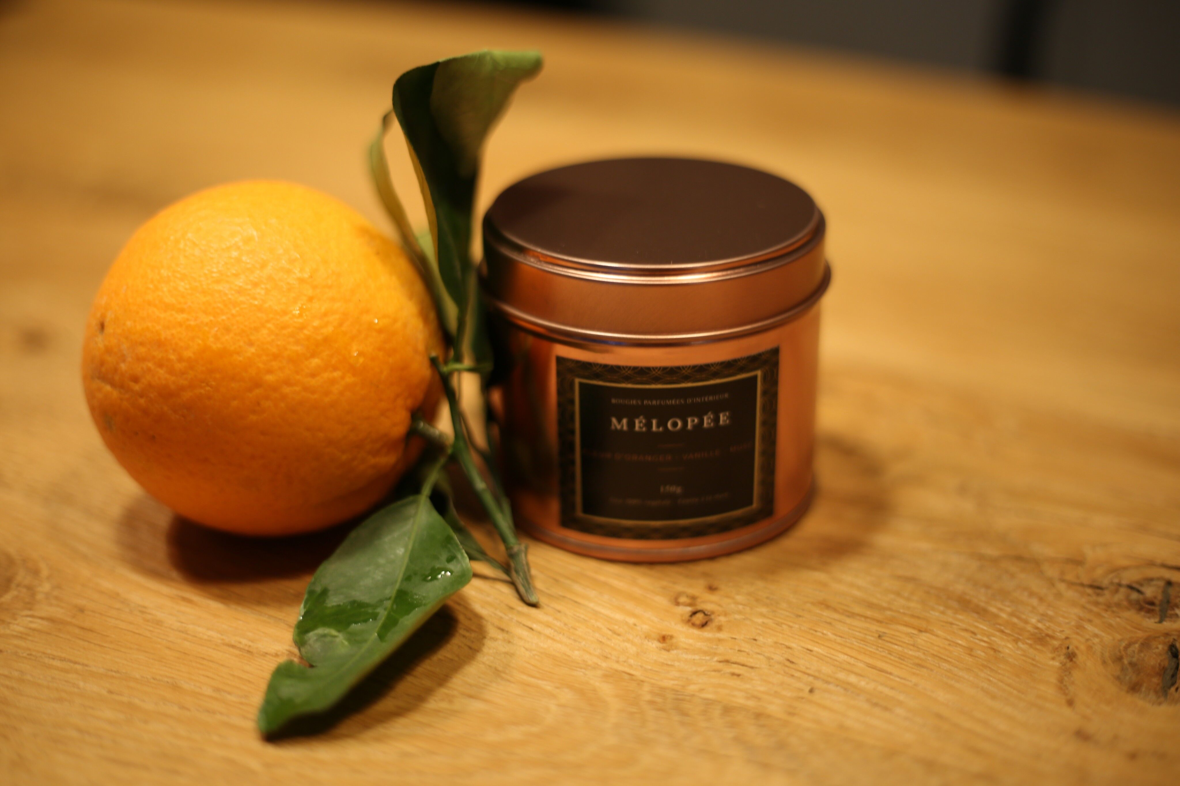 Orangenblüte, Vanille und Moschuskerze