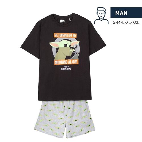 PIJAMA CORTO SINGLE JERSEY PUNTO THE MANDALORIAN - 2200009092