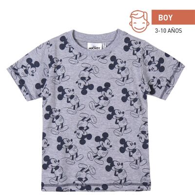 T-SHIRT COURT EN MAILLE JERSEY SIMPLE MICKEY - 2200009106