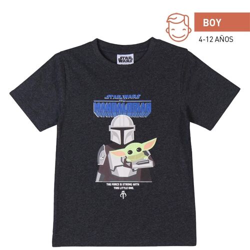 CAMISETA CORTA SINGLE JERSEY PUNTO THE MANDALORIAN - 2200009110