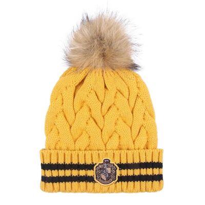 HARRY POTTER HUFFLEPUFF POMPOM KNITTED HAT - 2200009660