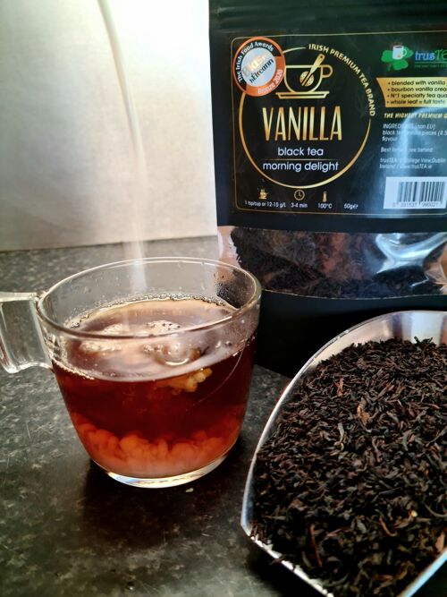 Vanilla black tea - morning delight