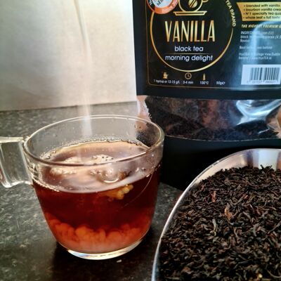 Vanilla black tea - morning delight