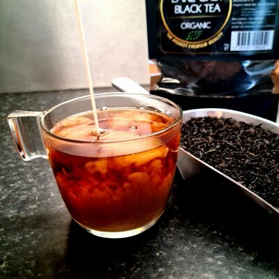 Organic earl grey black tea blend