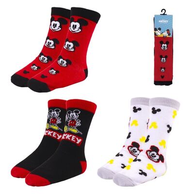 LOT DE CHAUSSETTES 3 PIÈCES MICKEY - 2900000743