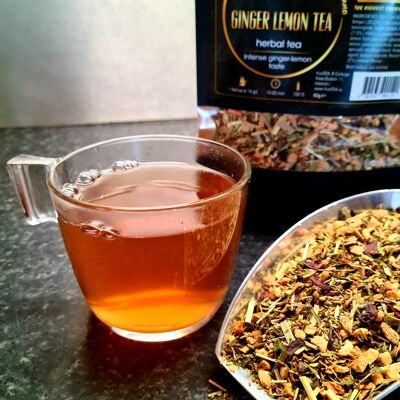 Ginger lemon tea - herbal tea