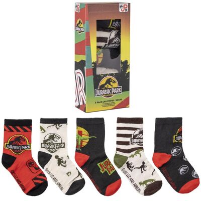 PACK OF SOCKS 5 PIECES JURASSIC PARK - 2900001537