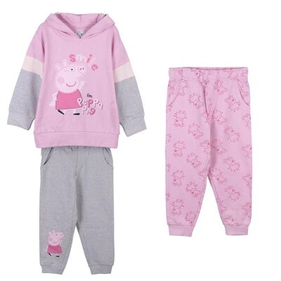 PEPPA PIG 3-PIECE COTTON BRUSHED TRACKSUIT - 2900000119
