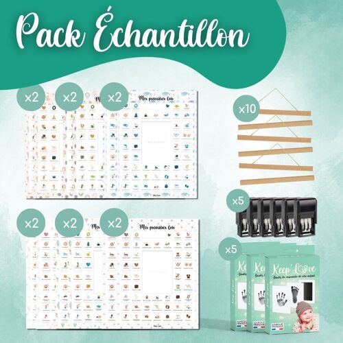 Pack Échantillon Affiches "Mes Premières Fois" à tamponner