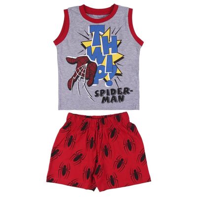 SPIDERMAN SINGLE JERSEY SHORT PAJAMA WITH STRAPS - 2200007297