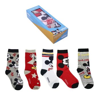 LOT DE 5 CHAUSSETTES MICKEY - 2200007413 1