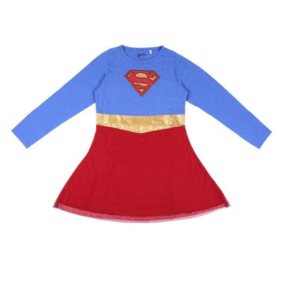 VESTIDO SINGLE JERSEY TUTU SUPERMAN - 2200008413