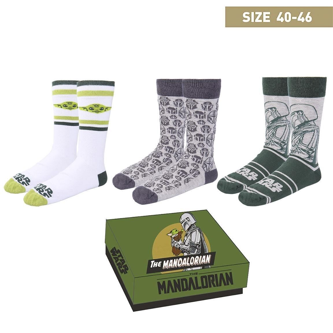 LOT DE CHAUSSETTES 3 PIÈCES LE MANDALORIEN - 2200008657