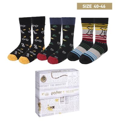 PACK OF SOCKS 3 PIECES HARRY POTTER - 2200006892