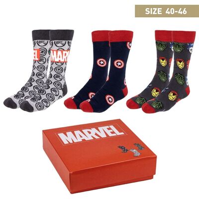 CONFEZIONE 3 CALZINI MARVEL - 2900001587