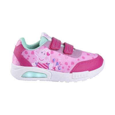 PVC SOLE SNEAKERS WITH ELASTIC LIGHTS PEPPA PIG - 2300005108