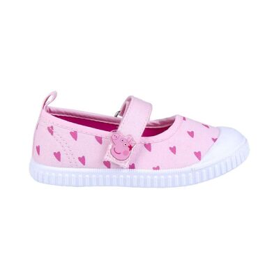 PEPPA PIG BALLERINA PVC SOLE CANVAS SLIPPER - 2300005149