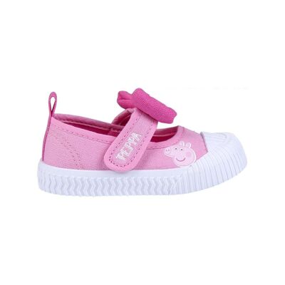 PEPPA PIG BALLERINA PVC SOLE CANVAS SLIPPER - 2300005152