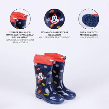 BOTTES DE PLUIE EN PVC MICKEY - 2300005363 5