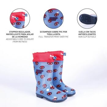 BOTTES DE PLUIE EN PVC SPIDERMAN - 2300005364 5