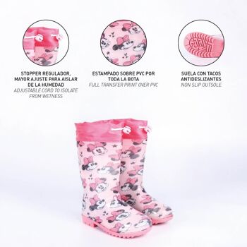 BOTTES DE PLUIE EN PVC MINNIE - 2300005366 5