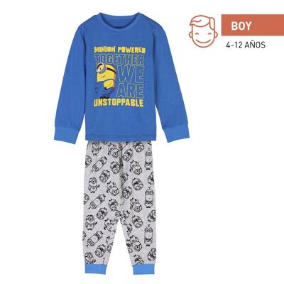 PIJAMA LARGO SINGLE JERSEY MINIONS - 2900000393