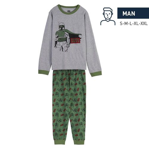 PIJAMA LARGO SINGLE JERSEY BOBA FETT - 2900000735