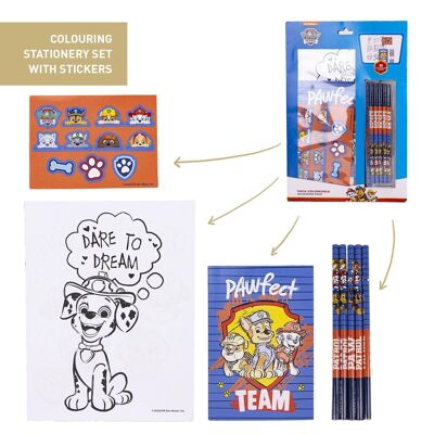 PAW PATROL COLOREABLE STATIONERY SET - 2700000770