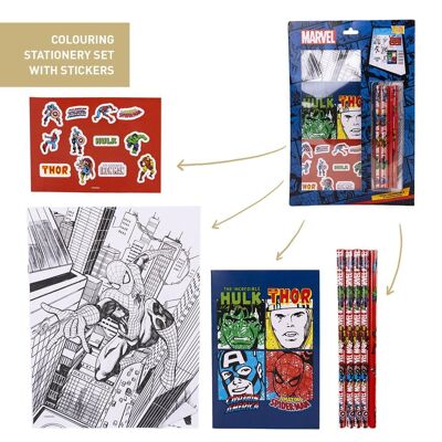 AVENGERS COLOREABLE STATIONERY SET - 2700000772