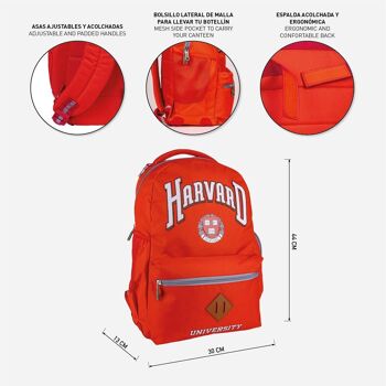 GRAND SAC À DOS ÉCOLE 44 CM HARVARD - 2100004381 5