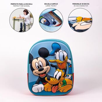 SAC À DOS POUR ENFANTS MICKEY 3D - 2100004348 5