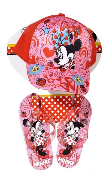 Ensemble d'été (casquette plus tongs) Minnie Mouse - 93145 1